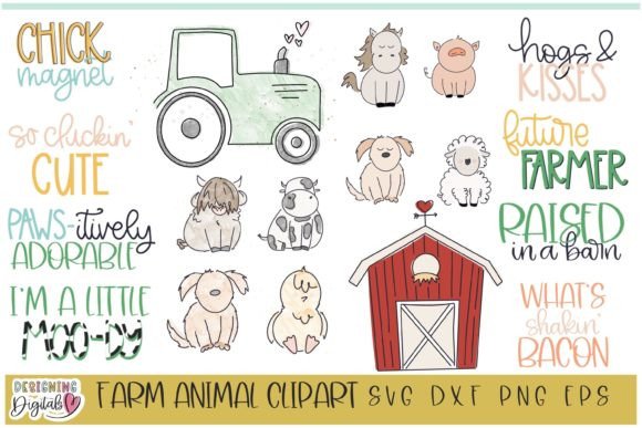 Farm Animals SVG Bundles - Download Now