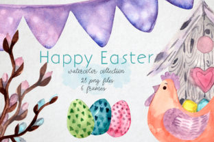 Download Easter Clipart, Chicks Watercolor, Eggs - Easter clipart Collection