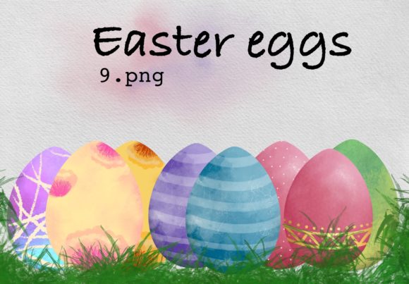 Download Easter Watercolor Eggs - Watercolor eggs Collection