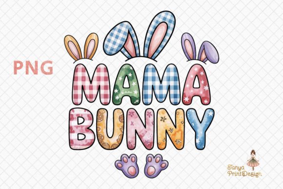 Download Mama Bunny Easter Clipart PNG Design - Easter clipart Collection