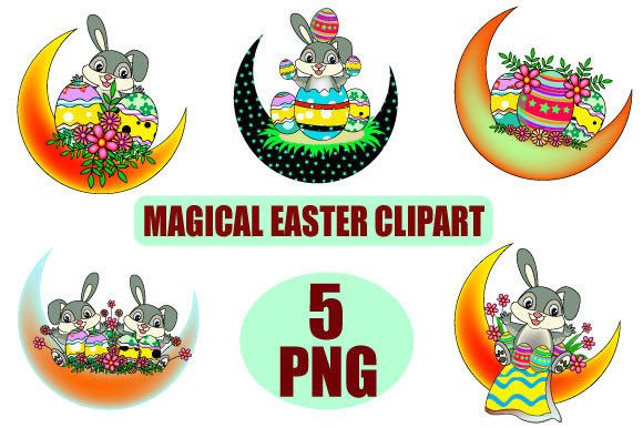 Download Magical Easter Clipart Bundle - Easter clipart Collection