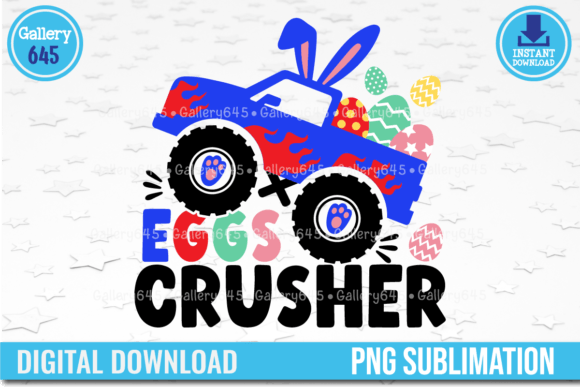 Eggs Crusher Kids Easter PNG Sublimation - Download Now