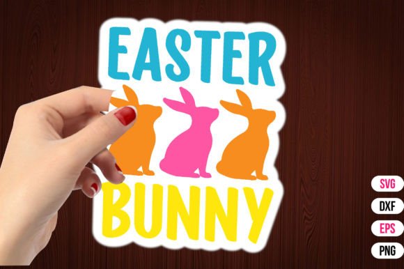 Easter Bunny Stickers SVG - Download Now