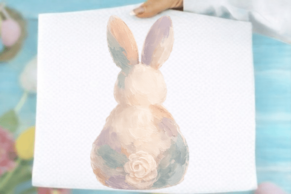 Pastel Floral Easter Bunny Png - Download Now