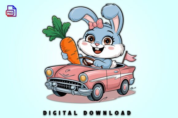 Download Pastel Easter Bunny Clipart Car PNG - Pastel easter bunny clipart Collection