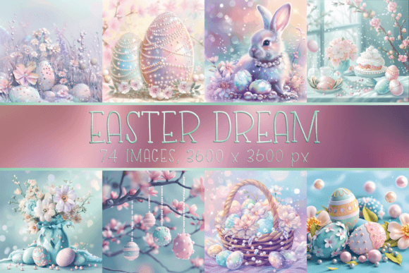 Pastel Easter Printable Digital Papers - Download Now