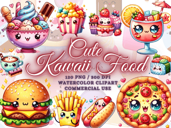 Kawaii Food Clipart - Kawaii Clipart Png - Download Now