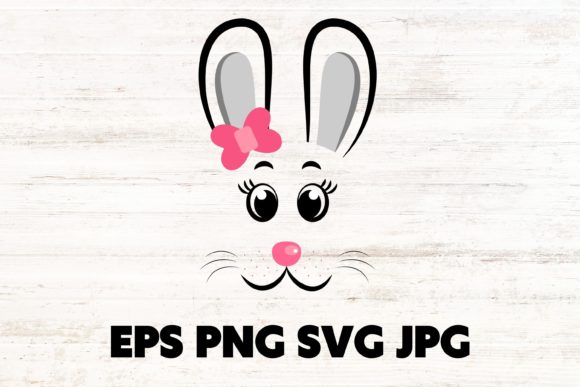 Download Cute Bunny Face SVG |Easter Bunny SVG - Bunny face Collection