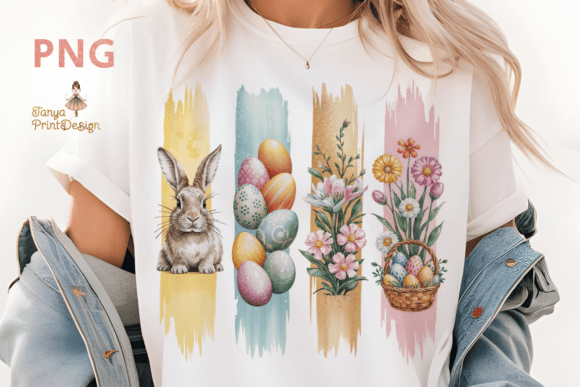 Download Pastel Brush Stroke Easter Clipart PNG - Easter clipart Collection