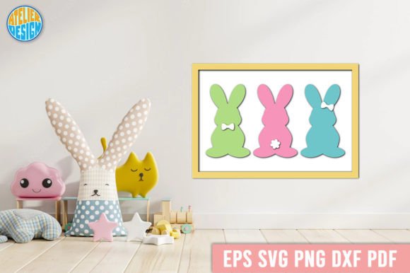 Easter Bunny Vector Laser Cut Svg - Download Now