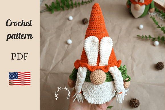Easter Gnome Girl Crochet Pattern - Download Now