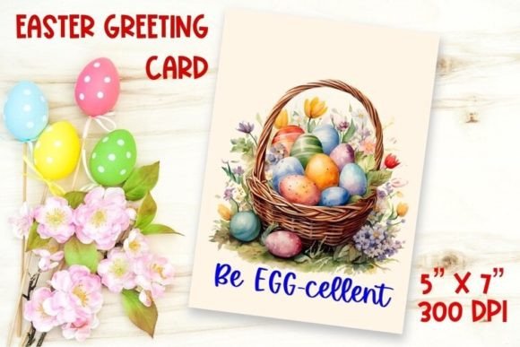 Download Easter Card Printable / Watercolor Eggs - Watercolor eggs Collection