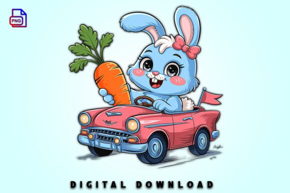 Download Pastel Easter Bunny Clipart Car PNG - Pastel easter bunny clipart Collection