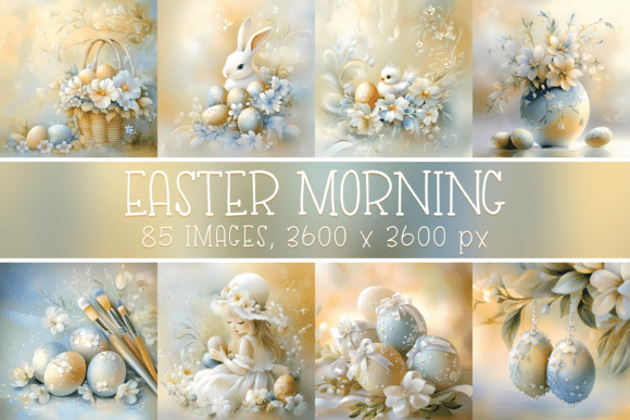 Pastel Easter Digital Papers Bundle - Download Now