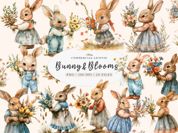 Baby Bunny Clipart Fluffy Bunny Clipart - Download Now